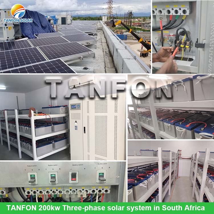 Projet de système solaire TANFON 200KW en Afrique du Sud