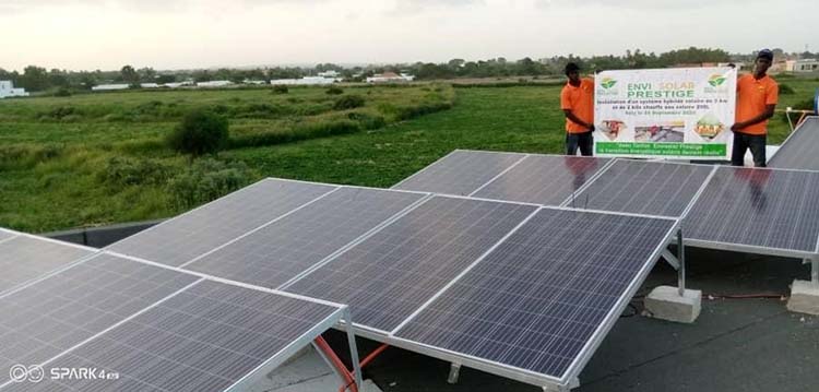 5KW SYSTÈME SOLAIRE POUR MAISON INSTALLE  au SENEGAL