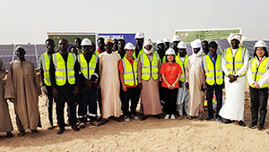 Système solaire de 8 MW pour la ville de TINE, valorisé par le président du Tchad